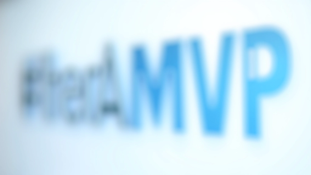 Groot typografische design met moderne sans-serif lettertype in helder blauw en donkergrijs op witte achtergrond toont startup branding principles